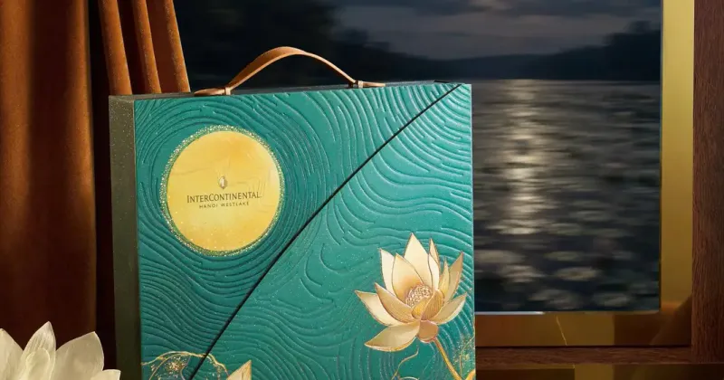 Bánh trung thu InterContinental Hà Nội Westlake 2026 — chi tiết hộp bánh